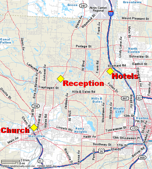 Stewart Wedding Directions